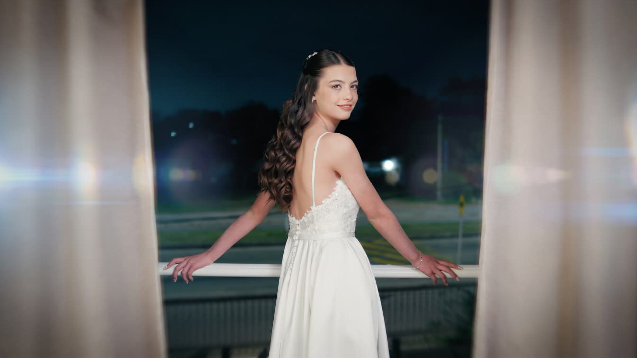 Quinceañera en Balcón